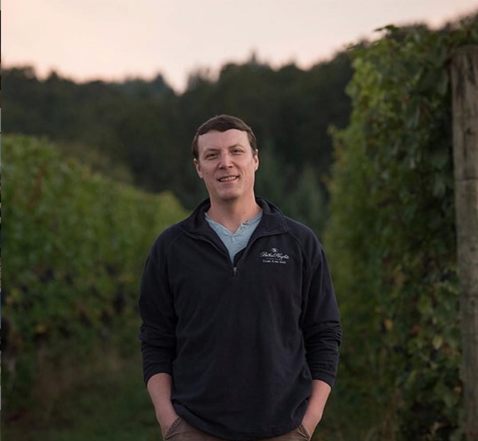 Bethel Heights Vineyard owner Ben Casteel